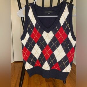 argyle sweater vest